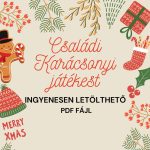 Karácsonyi játék-letölthető és nyomtatható egy családi játékesthez